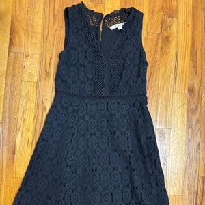 LOFT - Sleeveless Black Dress, Size 00P